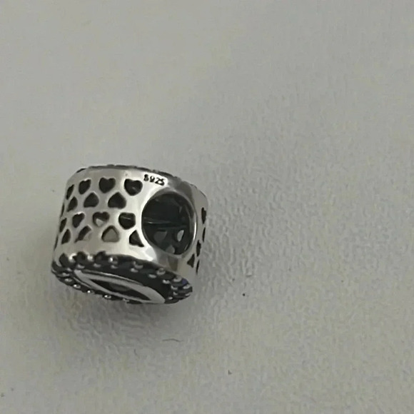 S925 Stamped Sterling Silver Evil Eye Charm - Picture 6 of 7